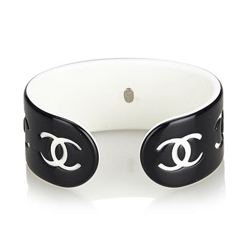 chanel bracelet black and white|chanel bracelets wholesale.